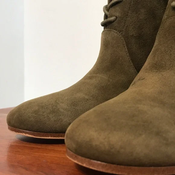 Marc Fisher Green Boots Size 6.5 - Picture 5 of 11